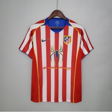 Thailand Trikot Retro Atlético Madrid 2004 05 Günstige Fußballtrikots